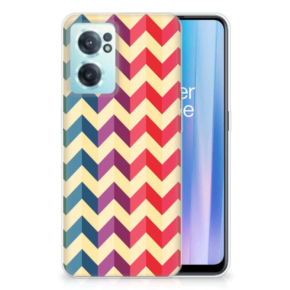 OnePlus Nord CE 2 5G TPU bumper Zigzag Multi Color B2C Telecom