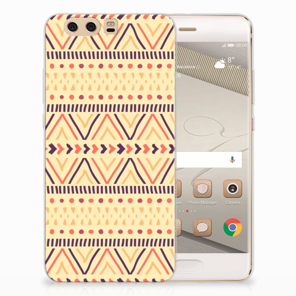 Huawei P10 Plus TPU bumper Aztec Yellow