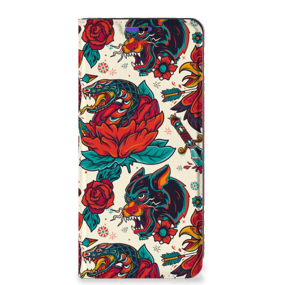 Stand Case voor Samsung Galaxy A22 4G | M22 Old Skool - B2C Telecom
