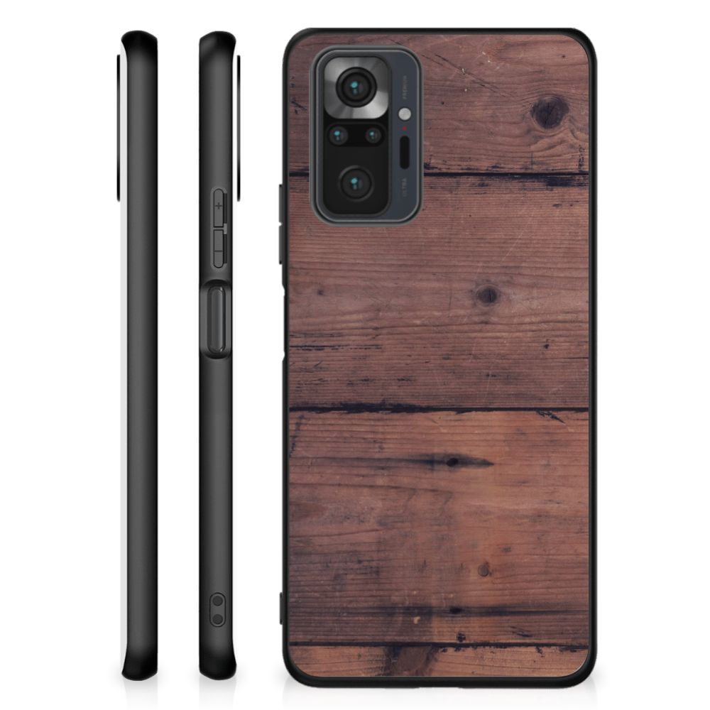 Xiaomi Redmi Note 10 Pro Houten Print Telefoonhoesje Old Wood B2C Telecom