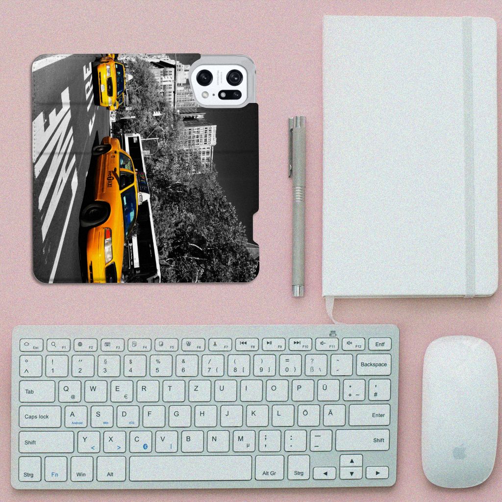 OPPO Find X5 Pro Book Cover New York Taxi - B2C Telecom