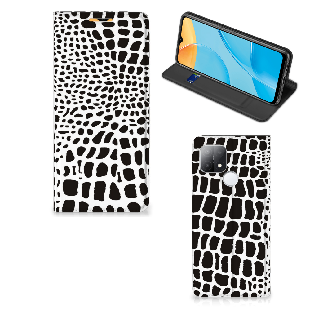 OPPO A15 Hoesje maken Slangenprint - B2C Telecom