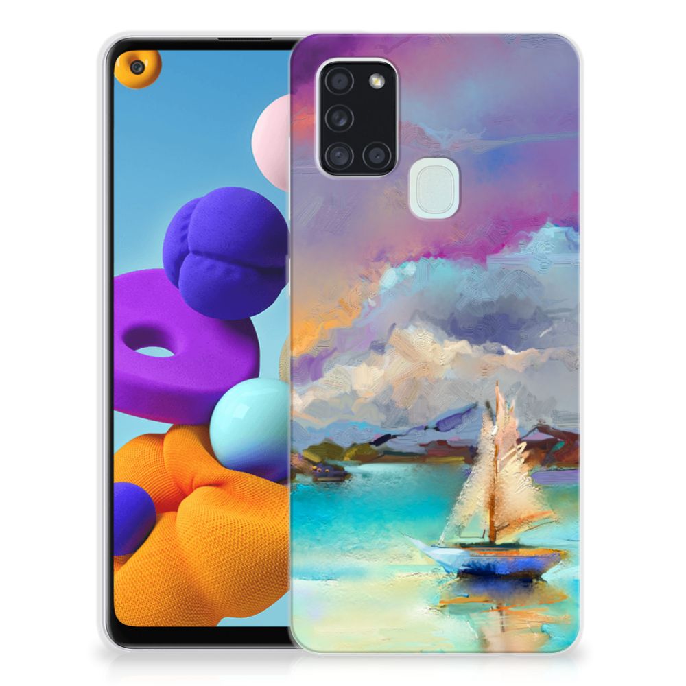 Hoesje maken Samsung Galaxy A21s Boat