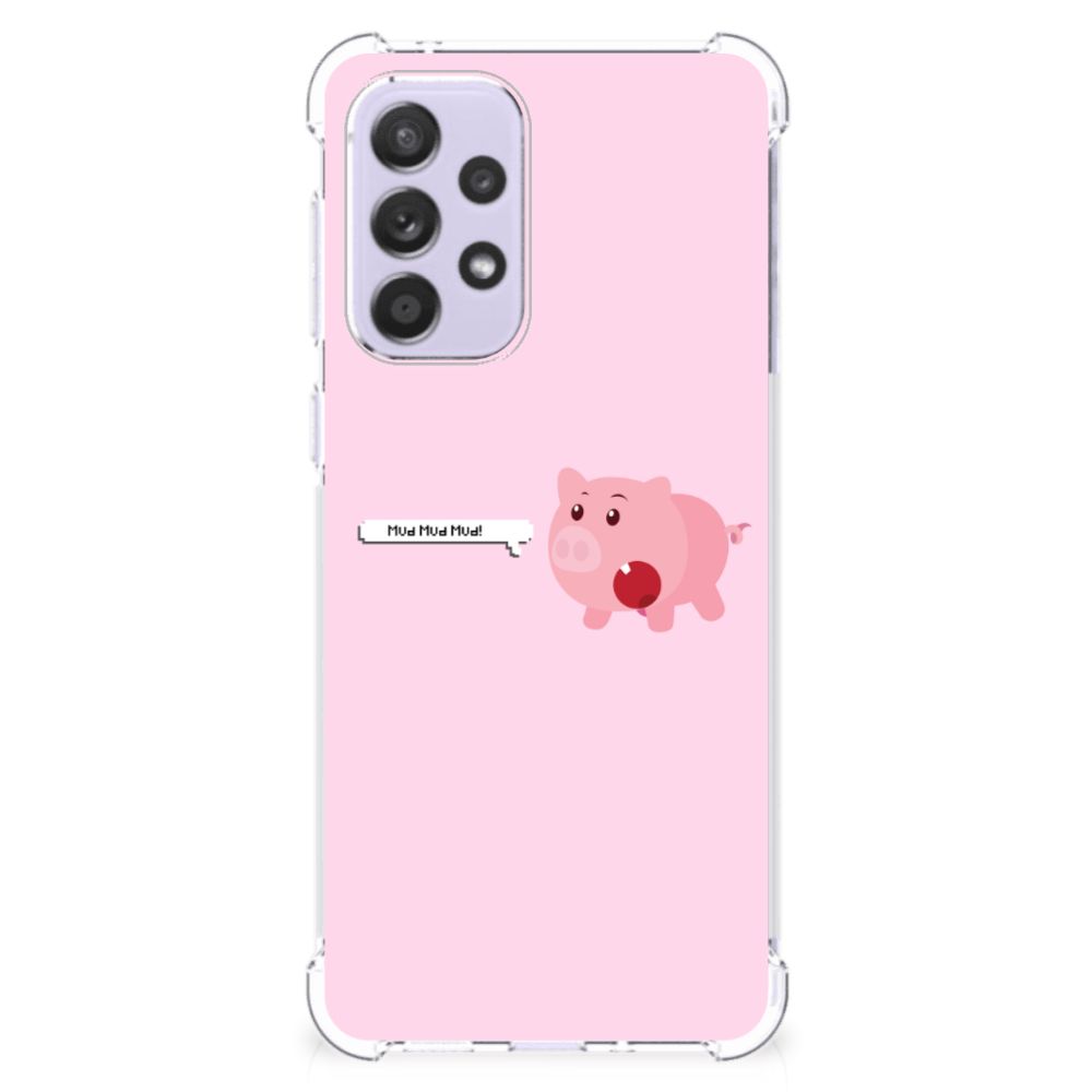Samsung Galaxy A33 Stevig Bumper Hoesje Pig Mud B2C Telecom