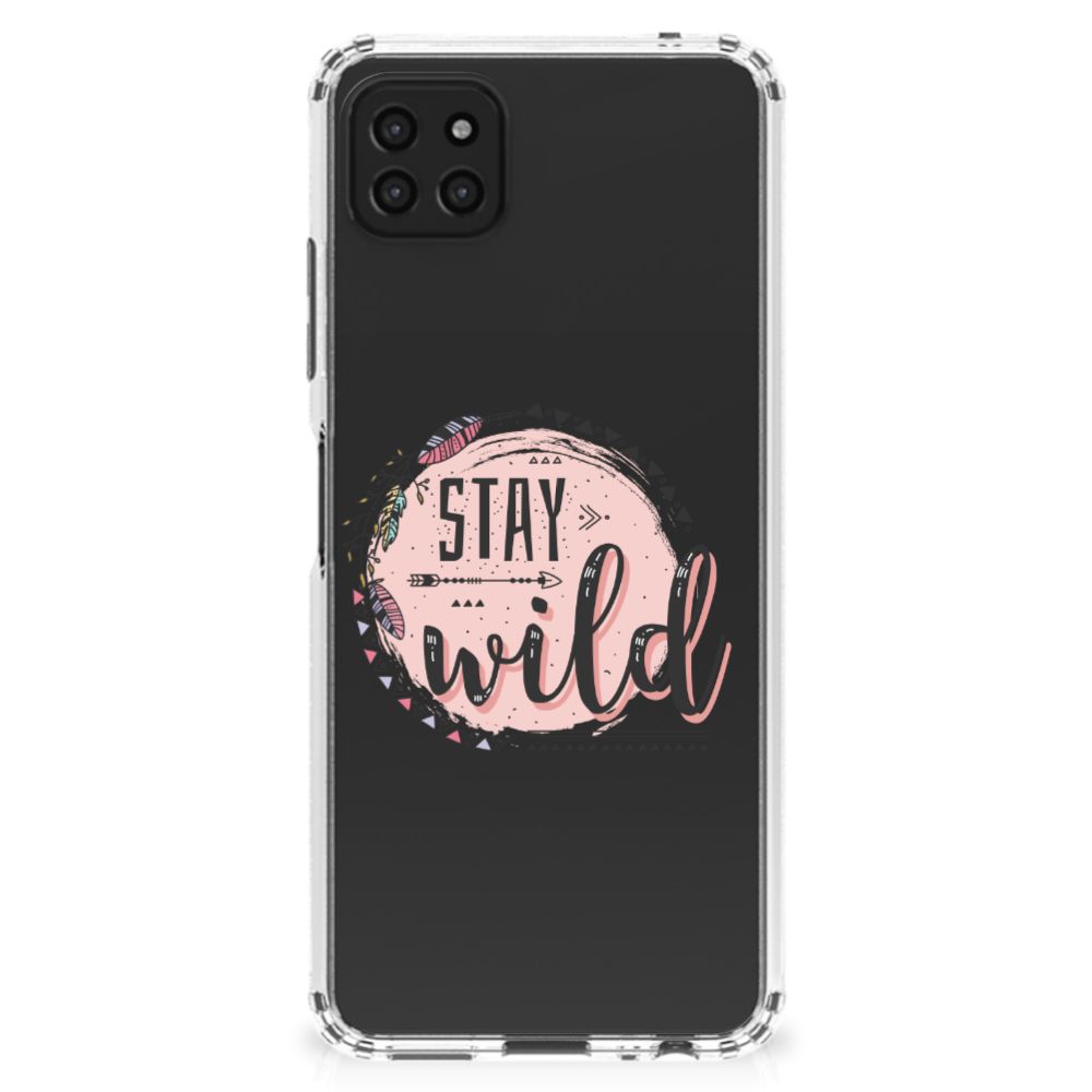 Samsung Galaxy A22 5G Stevig Bumper Hoesje Boho Stay Wild B2C Telecom