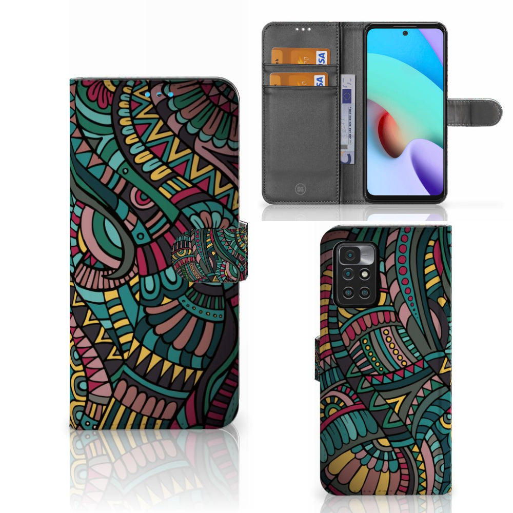 Xiaomi Redmi 10 Telefoon Hoesje Aztec