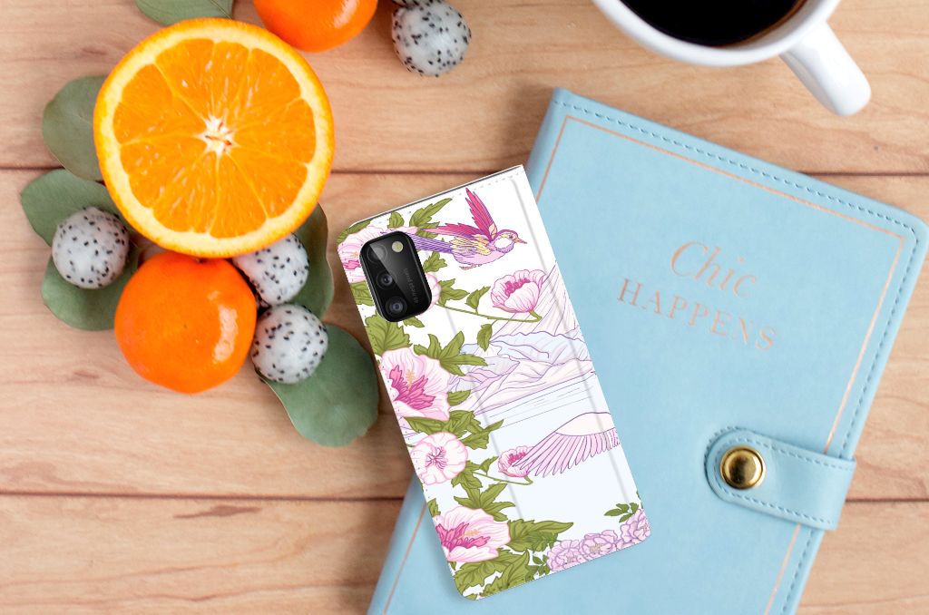 Samsung Galaxy A41 Hoesje maken Bird Standing - B2C Telecom