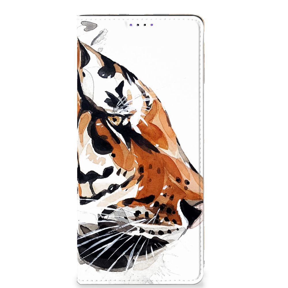 Bookcase Samsung Galaxy A22 5G Watercolor Tiger - B2C Telecom