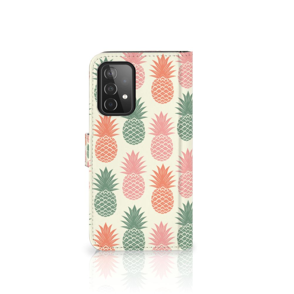 Samsung Galaxy A52 Book Cover Ananas