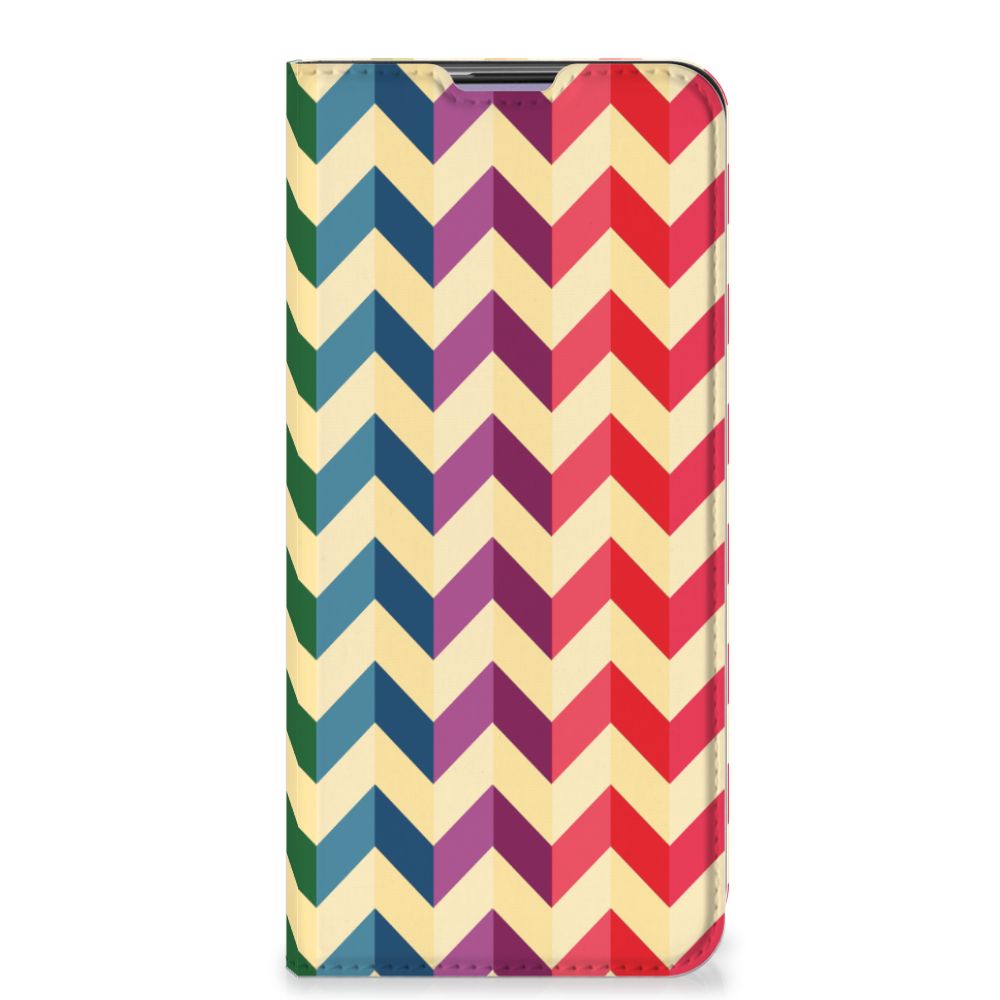 OnePlus Nord CE 5G Hoesje met Magneet Zigzag Multi Color - B2C Telecom