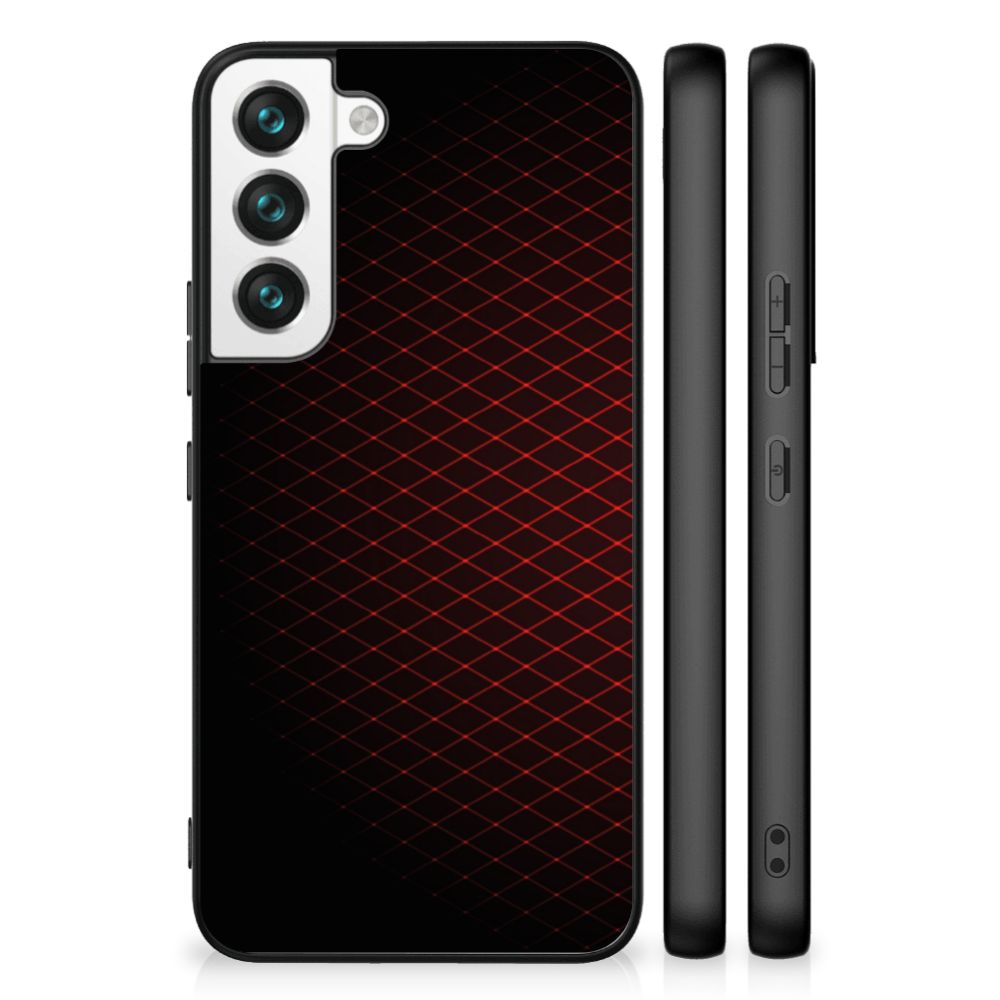 Samsung Galaxy S22 Back Case Geruit Rood B2C Telecom
