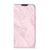 iPhone 14 Pro Standcase Marble Pink - Origineel Cadeau Vriendin met elegant roze marmerdesign.