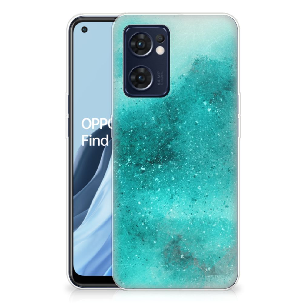 Hoesje maken OPPO Reno 7 5G | Find X5 Lite Painting Blue