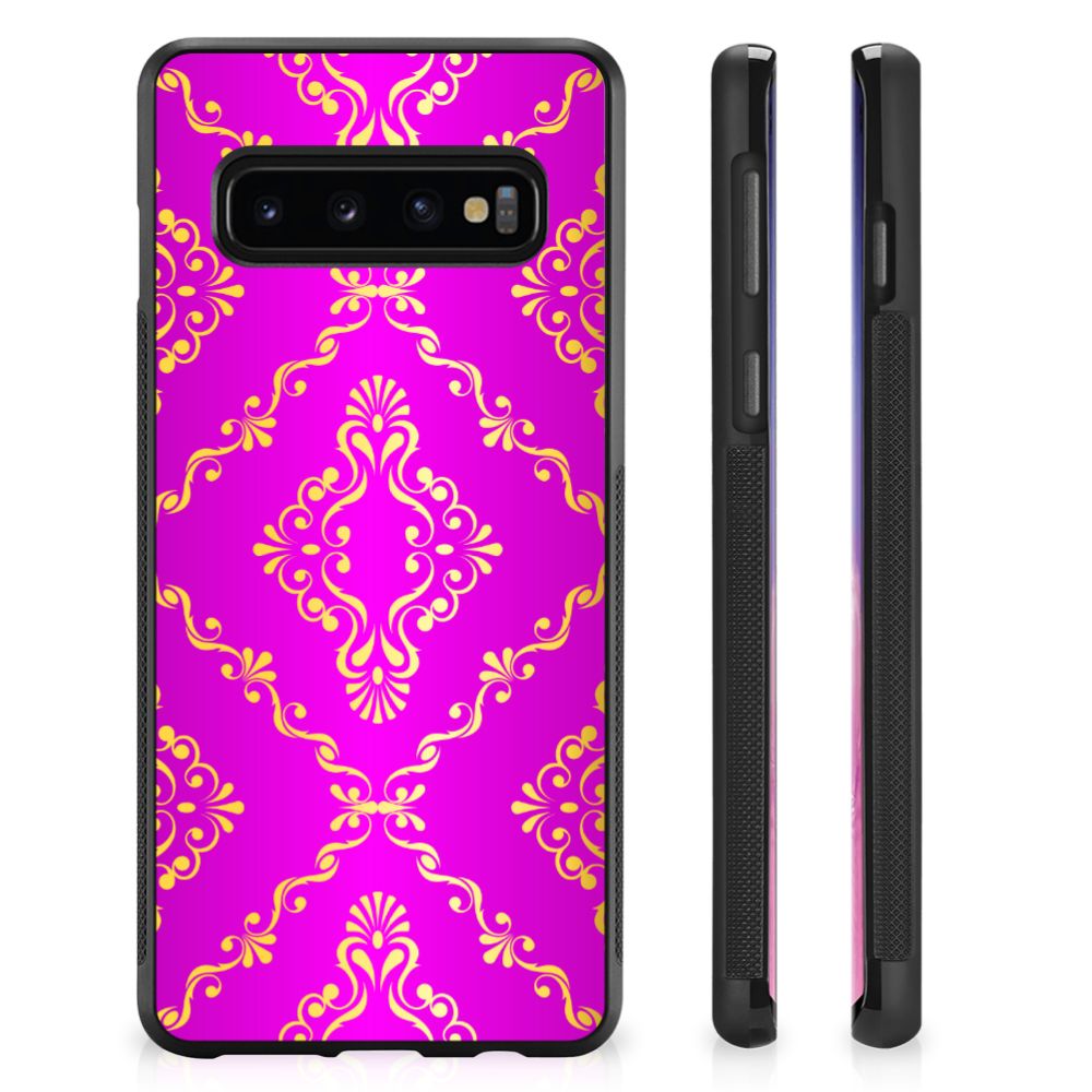 Hoesje TPU Samsung Galaxy S10+ Barok Roze B2C Telecom