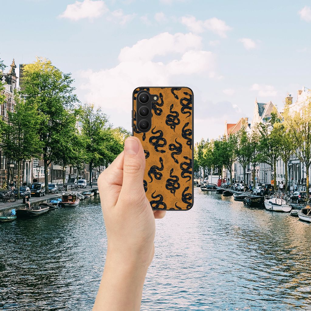 Dierenprint Telefoonhoesje voor Samsung Galaxy S23 Snakes B2C Telecom