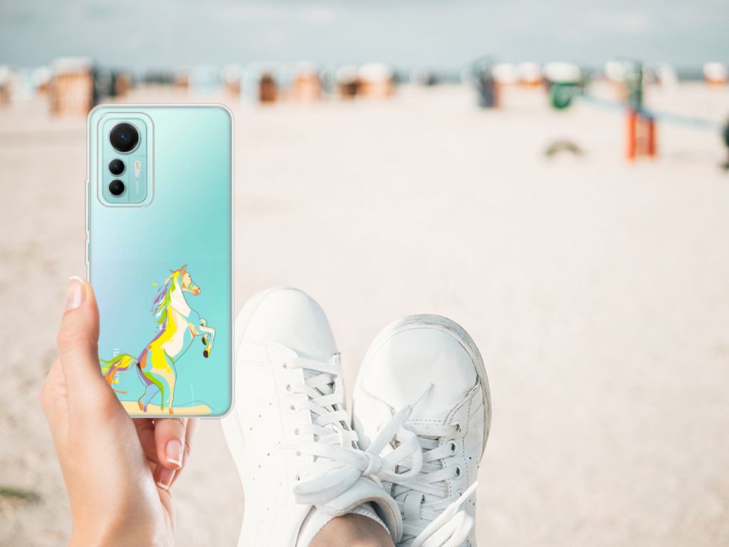 Xiaomi 12 Lite Telefoonhoesje met Naam Horse Color B2C Telecom