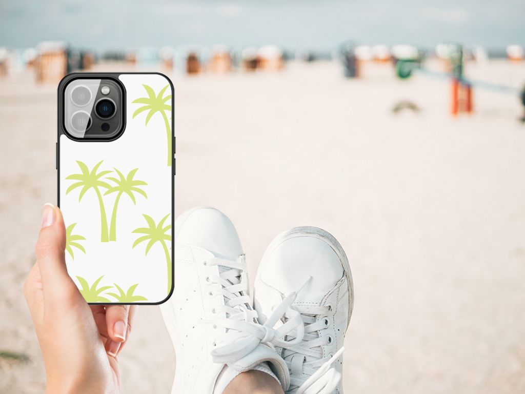 iPhone 13 Pro Max Bloemen Hoesje Palmtrees B2C Telecom
