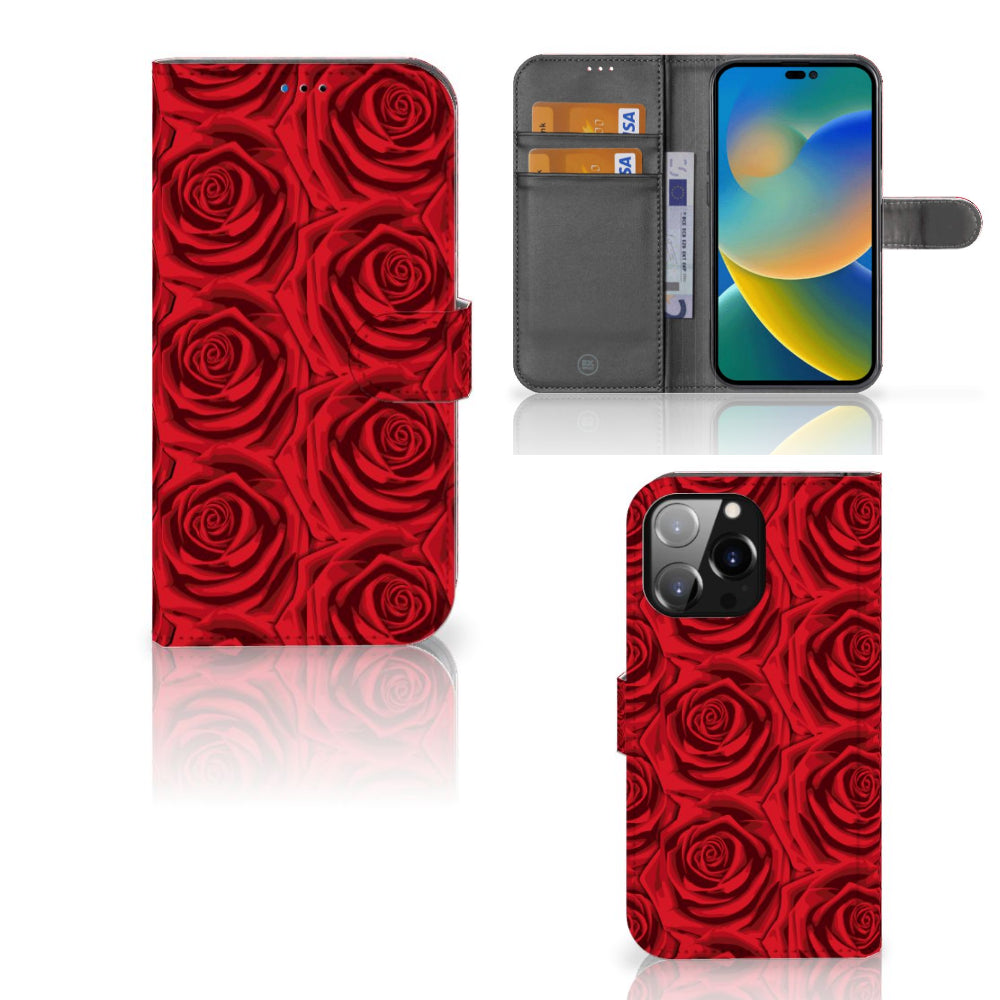 iPhone 14 Pro Max Hoesje Red Roses