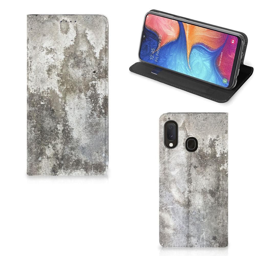 Samsung Galaxy A20e Standcase Beton Print