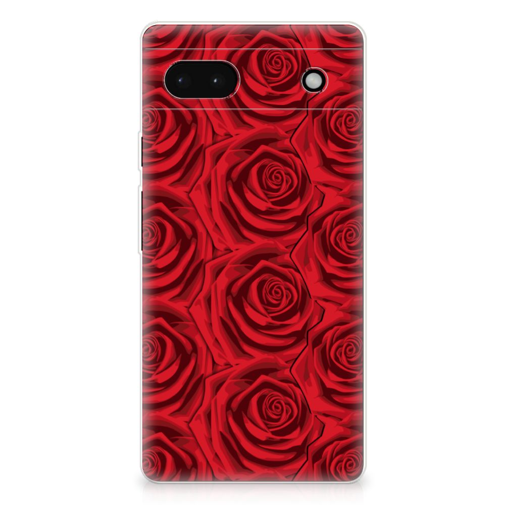 Google Pixel 6A TPU Case Red Roses B2C Telecom