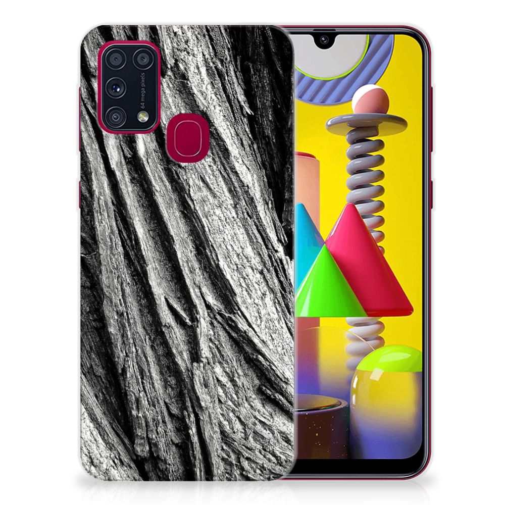 Bumper Hoesje Samsung Galaxy M31 Boomschors Grijs