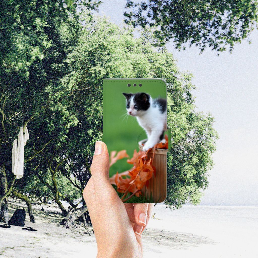 Microsoft Lumia 650 Telefoonhoesje met Pasjes Kitten