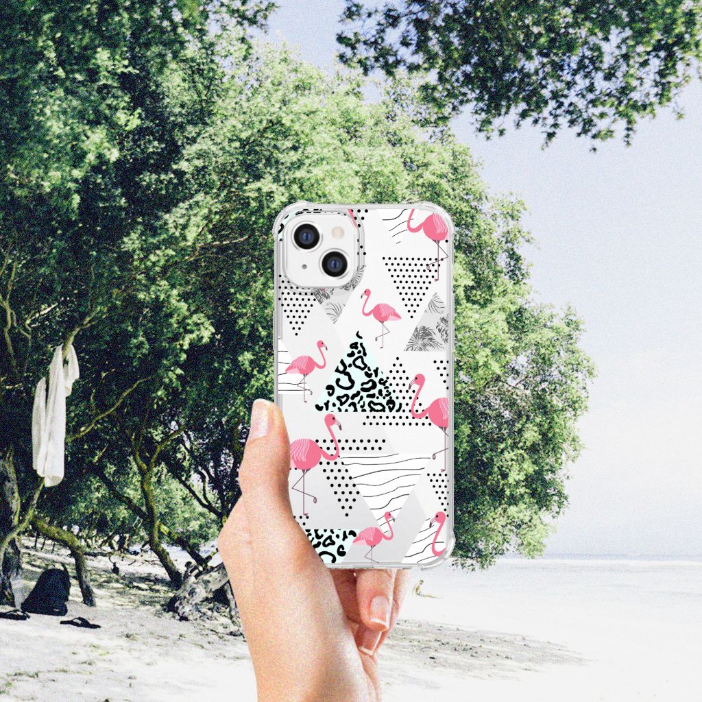 Apple iPhone 14 Plus Case Anti-shock Flamingo Triangle B2C Telecom