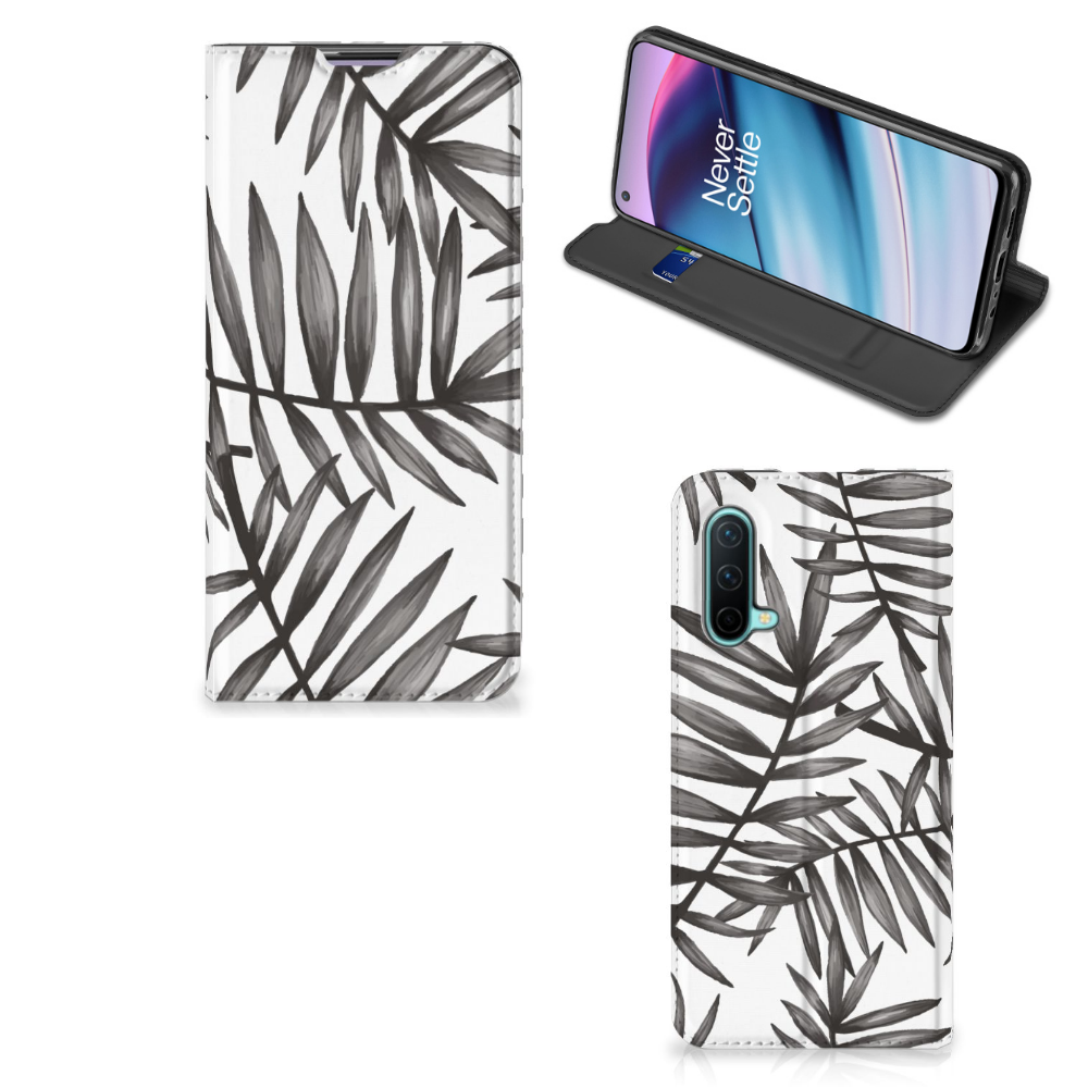 OnePlus Nord CE 5G Smart Cover Leaves Grey - B2C Telecom