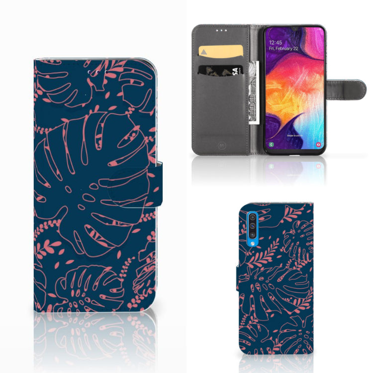 Samsung Galaxy A50 Hoesje Palm Leaves