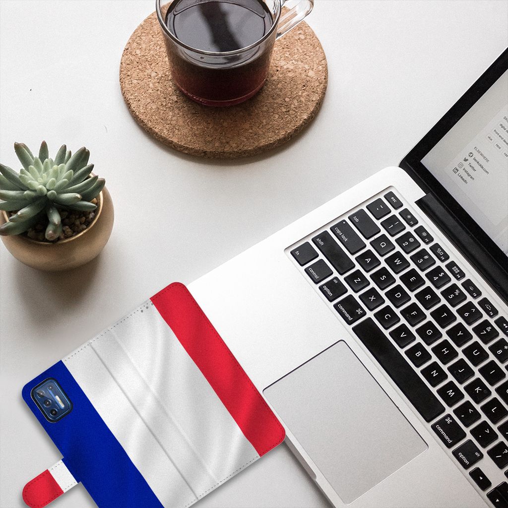 Motorola Moto G9 Plus Bookstyle Case Frankrijk