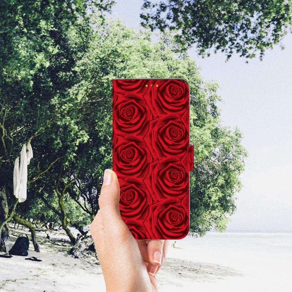 Samsung Galaxy M52 Hoesje Red Roses