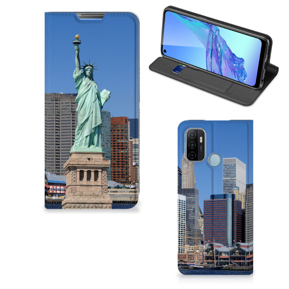 OPPO A53 | A53s Book Cover Vrijheidsbeeld - B2C Telecom