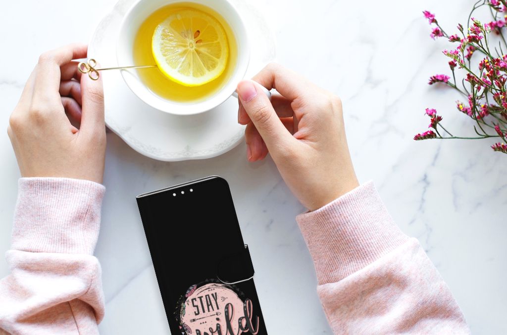 Motorola G8 Power Leuk Hoesje Boho Stay Wild
