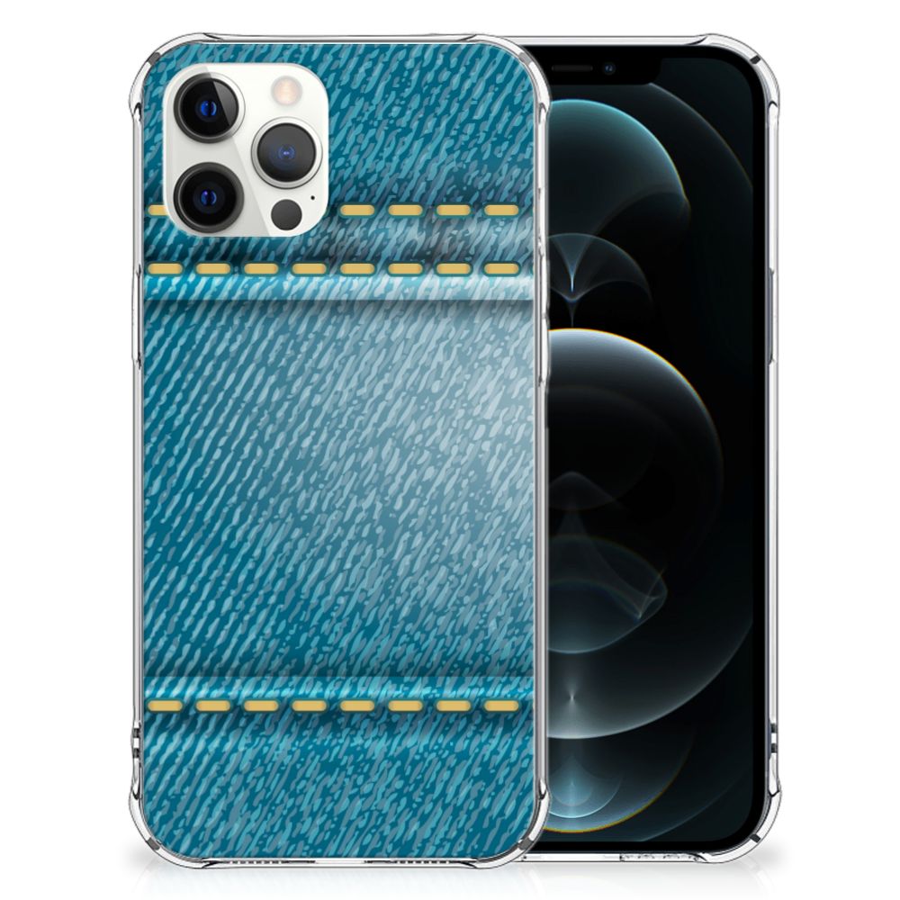 iPhone 12 Pro Max Anti Shock Bumper Case Jeans B2C Telecom