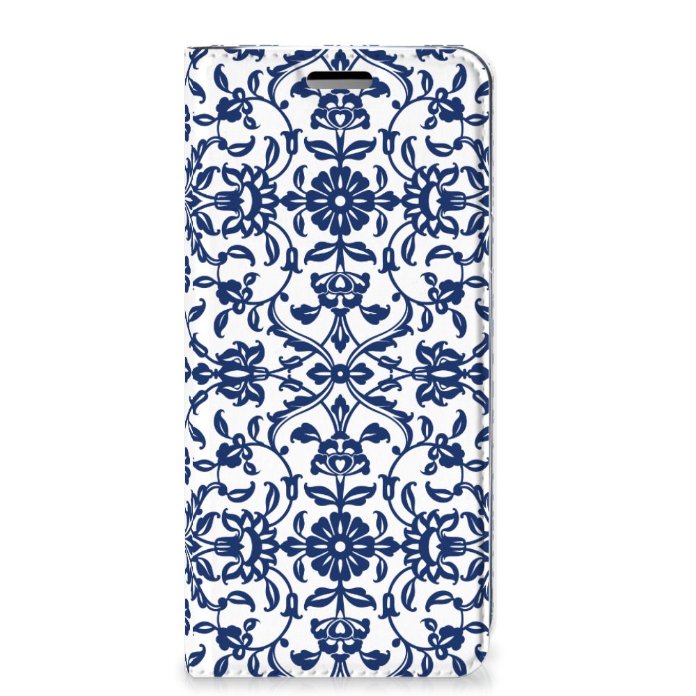 Samsung Galaxy S9 Smart Cover Flower Blue