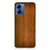 Motorola Moto G14 Stevig Telefoonhoesje Donker Hout