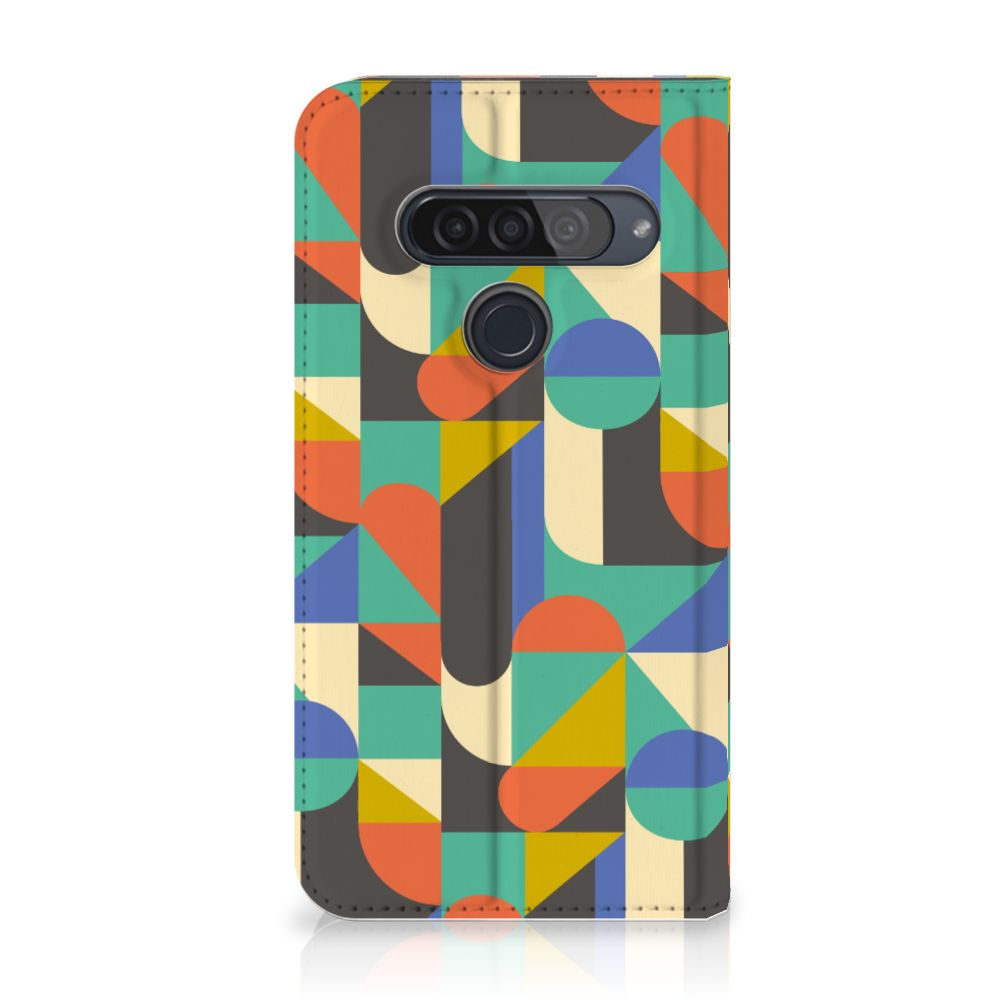 LG G8s Thinq Hoesje met Magneet Funky Retro