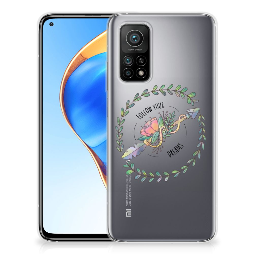 Xiaomi Mi 10T | 10T Pro Telefoonhoesje met Naam Boho Dreams B2C Telecom