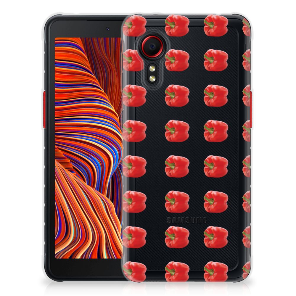 Samsung Galaxy Xcover 5 Siliconen Case Paprika Red