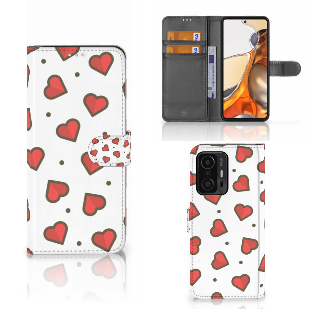 Xiaomi 11T | 11T Pro Telefoon Hoesje Hearts