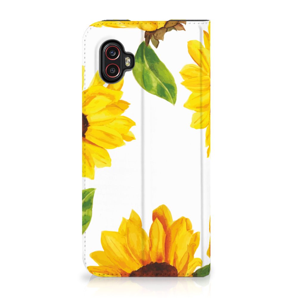 Smart Cover voor Samsung Galaxy Xcover 6 Pro Zonnebloemen - B2C Telecom