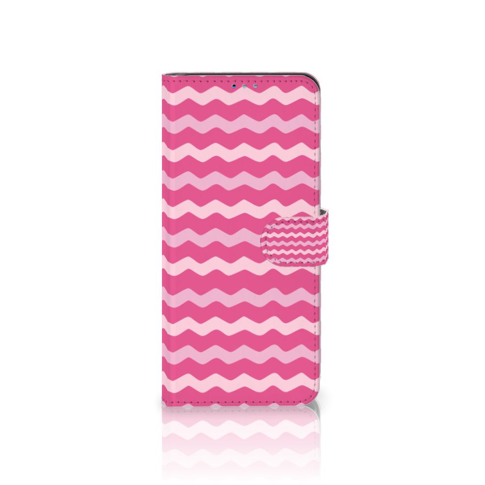 Motorola Moto G9 Plus Telefoon Hoesje Waves Pink