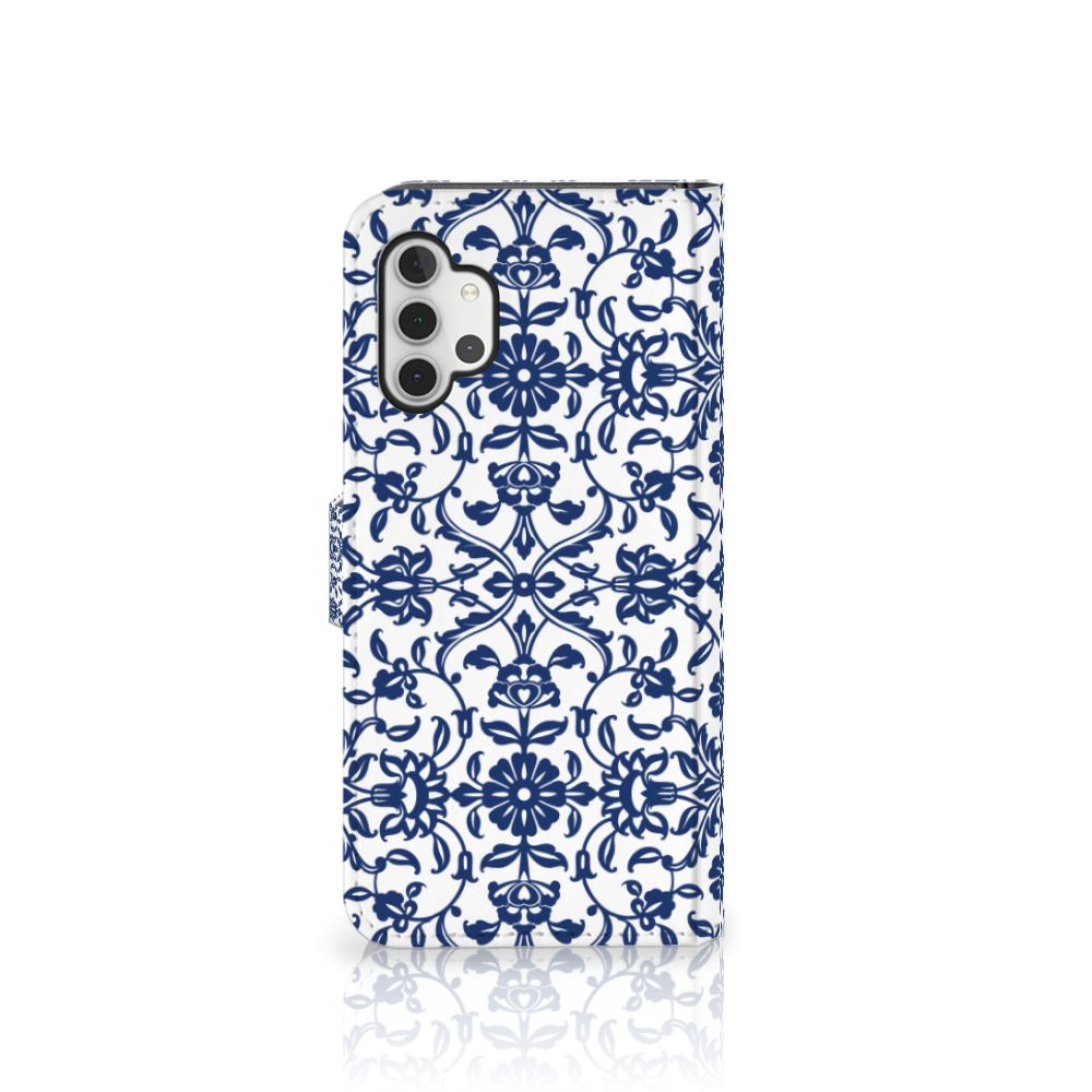 Samsung Galaxy A32 5G Hoesje Flower Blue
