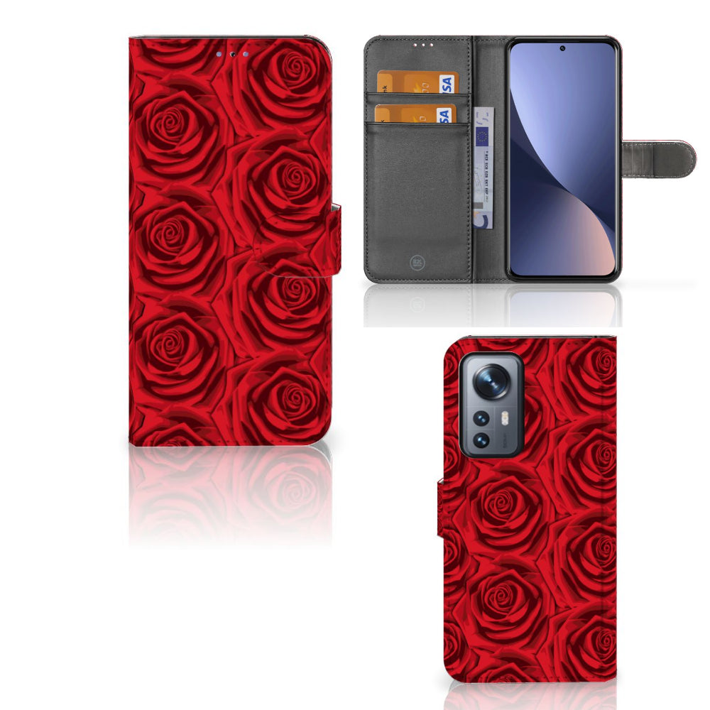 Xiaomi 12 Pro Hoesje Red Roses