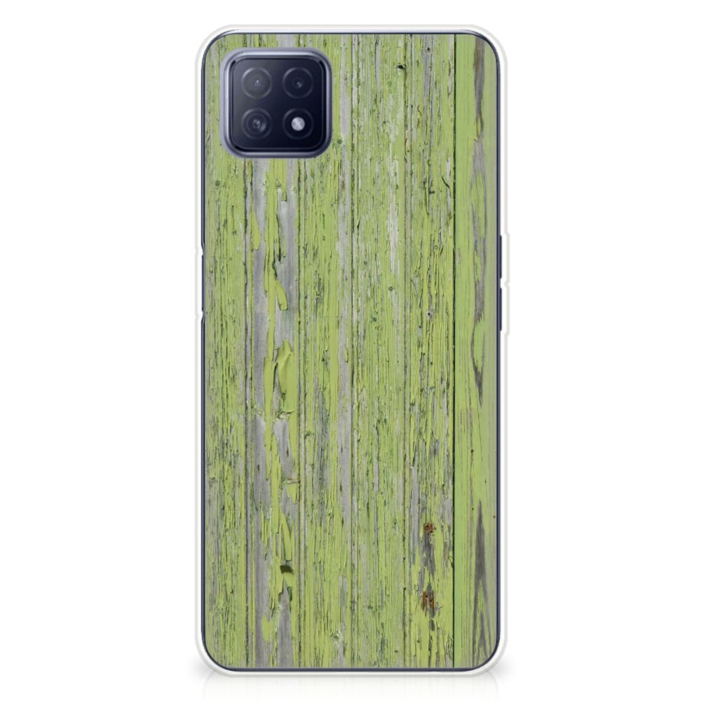 OPPO A53 5G | OPPO A73 5G Bumper Hoesje Green Wood