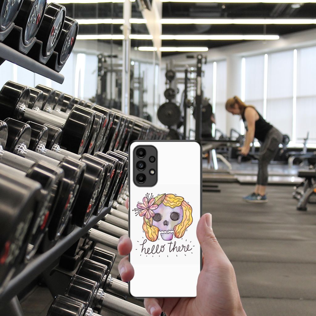 Telefoonhoesje Samsung Galaxy A13 4G Boho Skull B2C Telecom