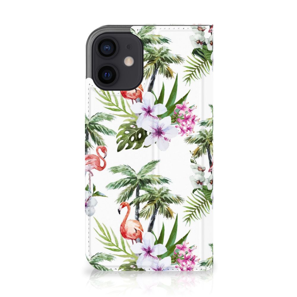 iPhone 12 Mini Hoesje maken Flamingo Palms - B2C Telecom