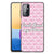 Samsung Galaxy M52 Telefoon Hoesje Flowers Pink DTMP