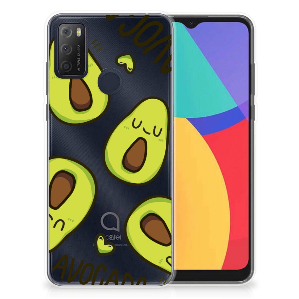 Alcatel 1S (2021) Telefoonhoesje met Naam Avocado Singing