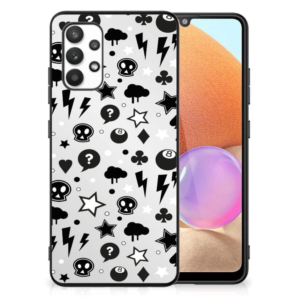 Telefoonhoesje Samsung Galaxy A32 4G | A32 5G Enterprise Editie Silver Punk B2C Telecom